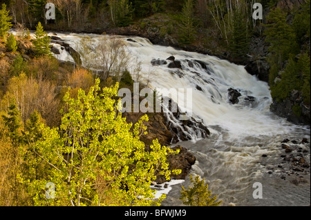 Onaping Falls, Grand Sudbury, Ontario, Canada Banque D'Images