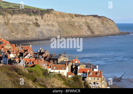 Robin Hood's Bay, Yorkshire Coast, Angleterre Banque D'Images