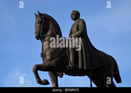 Le maréchal sir Douglas Haig's statue dans Whitehall. Londres. Banque D'Images