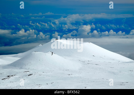 Volcan Mauna Kea, point le plus élevé à Hawaii, 13796', la grande île d'Hawaï Banque D'Images