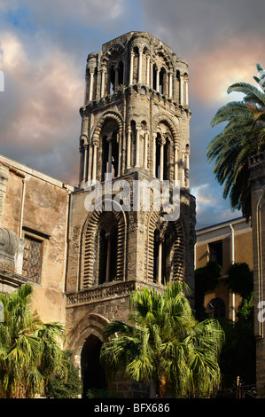 Église de Santa Maria dell'Ammiraglo, Palerme, Sicile Banque D'Images