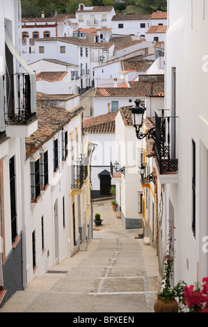 Andalousie Andalousie village blanc Pueblo Blanco Espagne Almonaster la Real Banque D'Images