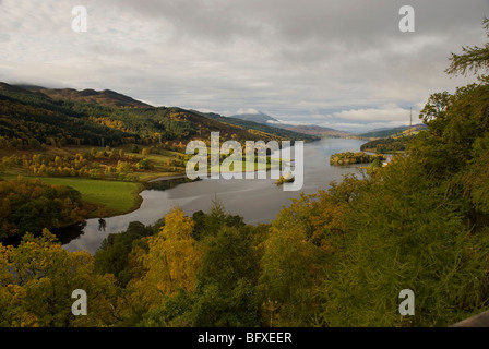L'automne à Loch Tummel, Perthshire, Écosse Banque D'Images