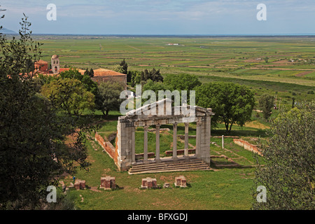 Anciennes ruines grecques d'Apollonia, l'Albanie Banque D'Images