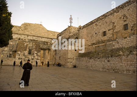 Bethléem est censé pour être le lieu de naissance de Jésus de Nazareth et est dans les territoires occupés de Cisjordanie, Palestine. Banque D'Images