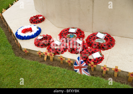 Commission des sépultures du Commonwealth Ranville un cimetière cimetière aéroportée britannique résultant de la bataille du Jour J, Normandie 1944 Banque D'Images