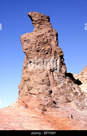 Des formations rocheuses pittoresques à Cumbre de UCANCA DANS LE PARC NATIONAL DU TEIDE SUR L'île canarienne DE TENERIFE. Banque D'Images