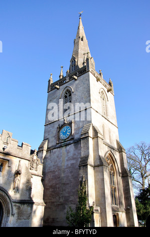 L'église paroissiale de St Barthélemy, Rue de l'Église, Corsham, Wiltshire, Angleterre, Royaume-Uni Banque D'Images