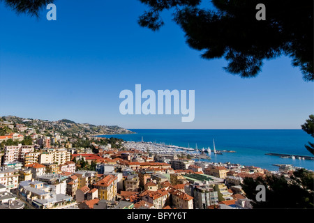 Paysage, Sanremo, province d'Imperia, Italie Banque D'Images