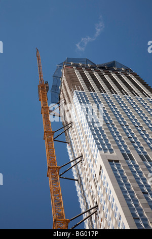 Construction en hauteur dans la ville de New York Banque D'Images