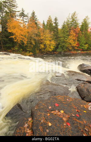 Buttermilk Falls, Deerland, Adirondacks, New York Banque D'Images