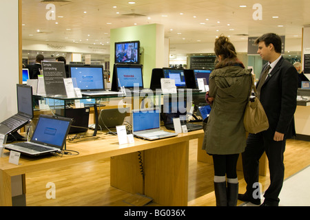 Ministère de l'électronique John Lewis Oxford Street Banque D'Images