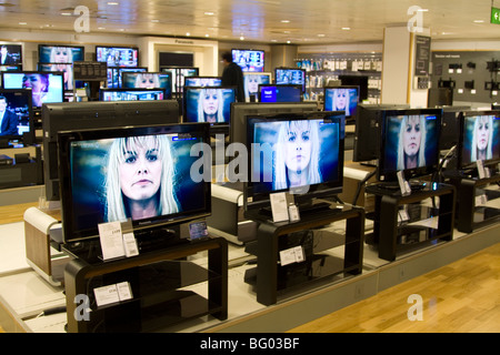 Ministère de l'électronique John Lewis Oxford Street Londres Banque D'Images