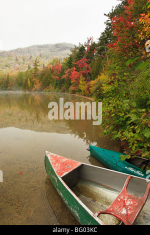 Heart Lake, Adirondack Mountain Club LOJ, North Elba, Adirondacks, New York Banque D'Images