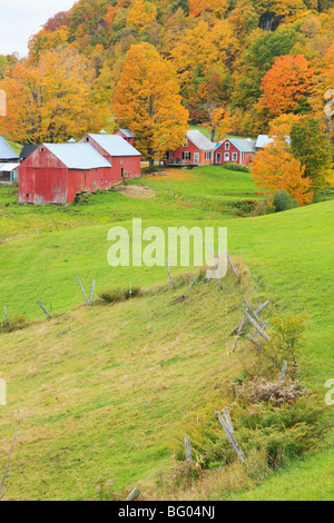 Jenny Farm, South Woodstock, Vermont Banque D'Images