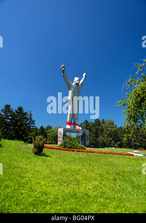 Monument de la révolution, Valjevo, Serbie, Balkans, Europe Banque D'Images