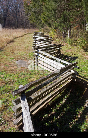 Champ de bataille National de Stones River - Murfreesboro, Tennessee. Banque D'Images