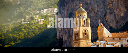 Clocher de la cathédrale d'Amalfi, Italie Banque D'Images