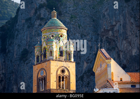 Clocher de la cathédrale d'Amalfi, Italie Banque D'Images