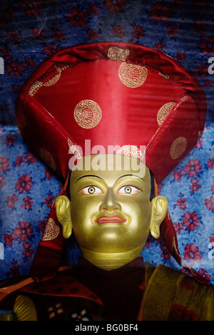 Stutue de Bouddha à Leh au Ladakh monastère, Himalaya indien. Banque D'Images