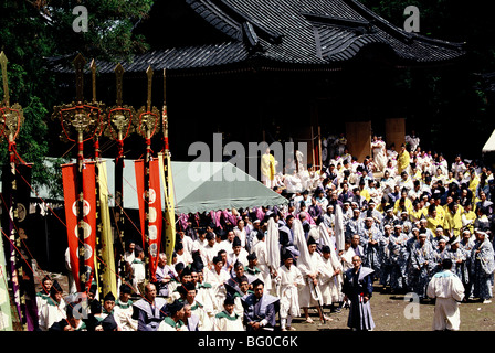 Le Samouraï Festival au sanctuaire Toshogu, Nikko, Japon, Asie Banque D'Images