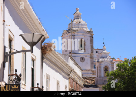 Igreja de Santo Antonio, l'église Baroque du xviiie siècle, Lagos, Algarve, Portugal, Europe Banque D'Images