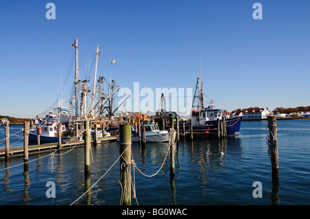 Port de Montauk, Montauk, Long Island, État de New York, États-Unis d'Amérique, Amérique du Nord Banque D'Images