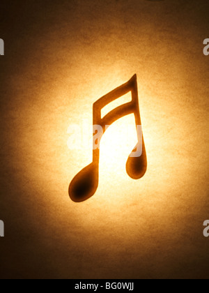 Notes de musique Banque D'Images