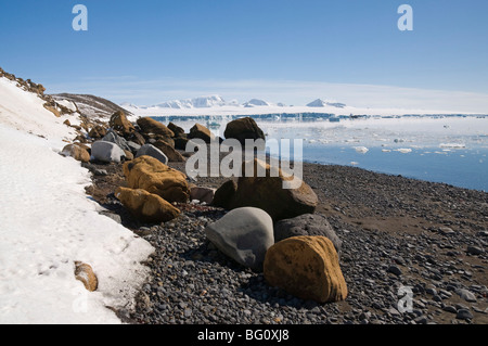 Brown Bluff, Péninsule Antarctique, l'Antarctique, régions polaires Banque D'Images