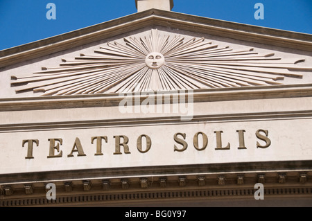 Teatro Solis, de l'opéra, de Montevideo, Uruguay, Amérique du Sud Banque D'Images