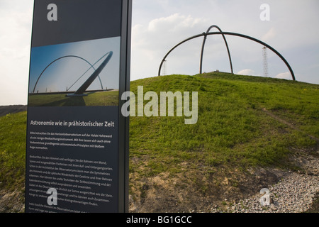 Observatoire de l'horizon, Herten, Recklinghausen, Halde Hoheward Banque D'Images