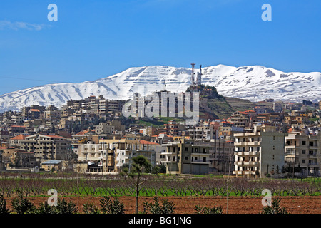 Dans la ville de la Bekaa, au Liban Banque D'Images