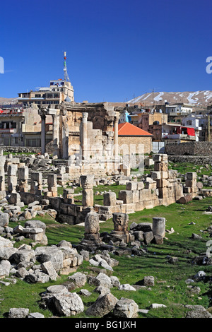 Temple de Vénus, de Baalbek, dans la vallée de la Bekaa, au Liban Banque D'Images