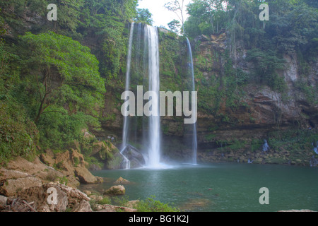 Cascade de Misol-Ha au Chiapas au Mexique Banque D'Images