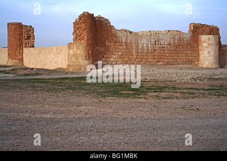 Qasr al-Heer al-Sharqi, palais de calife Omeyyade Hisham ibn Abd al-Malik (724-743), la Syrie Banque D'Images