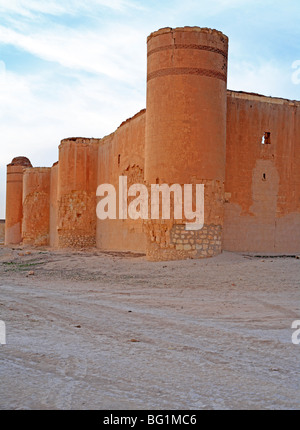 Qasr al-Heer al-Sharqi, palais de calife Omeyyade Hisham ibn Abd al-Malik (724-743), la Syrie Banque D'Images