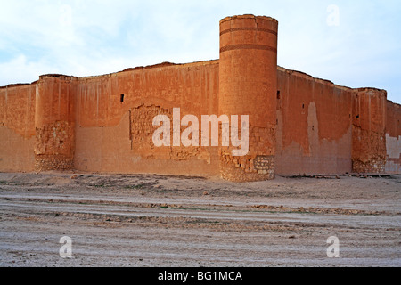 Qasr al-Heer al-Sharqi, palais de calife Omeyyade Hisham ibn Abd al-Malik (724-743), la Syrie Banque D'Images