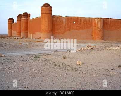 Qasr al-Heer al-Sharqi, palais de calife Omeyyade Hisham ibn Abd al-Malik (724-743), la Syrie Banque D'Images