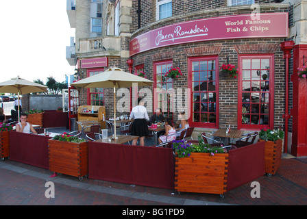 Harrie Ramsden's fameux poisson chip shop Eastbourne UK Banque D'Images