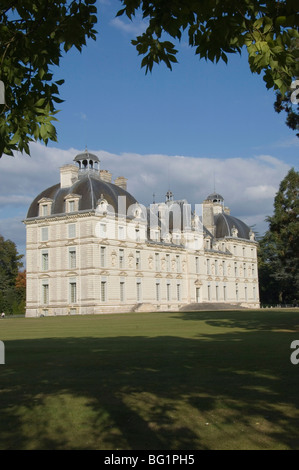 Le 17ème siècle château de Cheverny, Loir-et-Cher, Loire, France, Europe Banque D'Images
