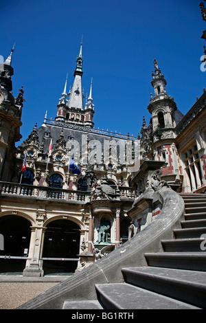 La Bénédictine à Fécamp Palais, Normandie, France, Europe Banque D'Images