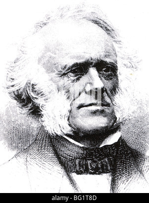 SIR CHARLES LYELL - géologue écossais (1797-1875) Banque D'Images