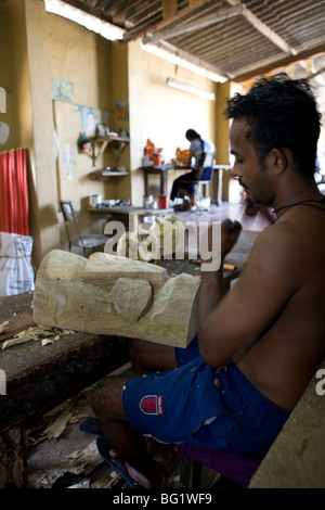 Les sculpteurs, masque, Sri Lanka Ambalangoda Banque D'Images