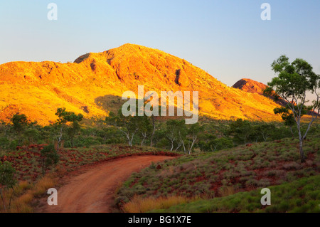 La piste de Spring Creek et Osmand éventail, Kimberley, Western Australia, Australie, Pacifique Banque D'Images