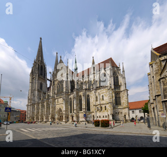 Cathédrale (Dom), Regensburg, Bavière, Allemagne, Europe Banque D'Images