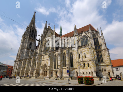 Cathédrale (Dom), Regensburg, Bavière, Allemagne, Europe Banque D'Images