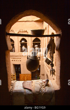 Kasbah à Village d'Amezrou Zagora le Maroc en Banque D'Images