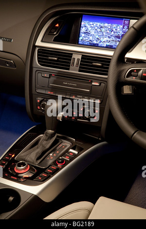 Audi A5 Sportback construit en système de navigation Banque D'Images