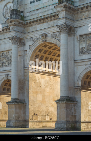 Siegestor ou de la Victoire, symbole de la culture allemande Banque D'Images