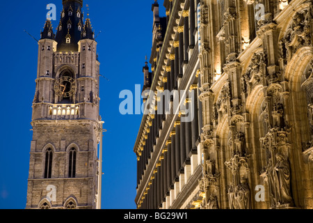 Belfort - Beffroi ; Gand, Belgique, Europe Banque D'Images